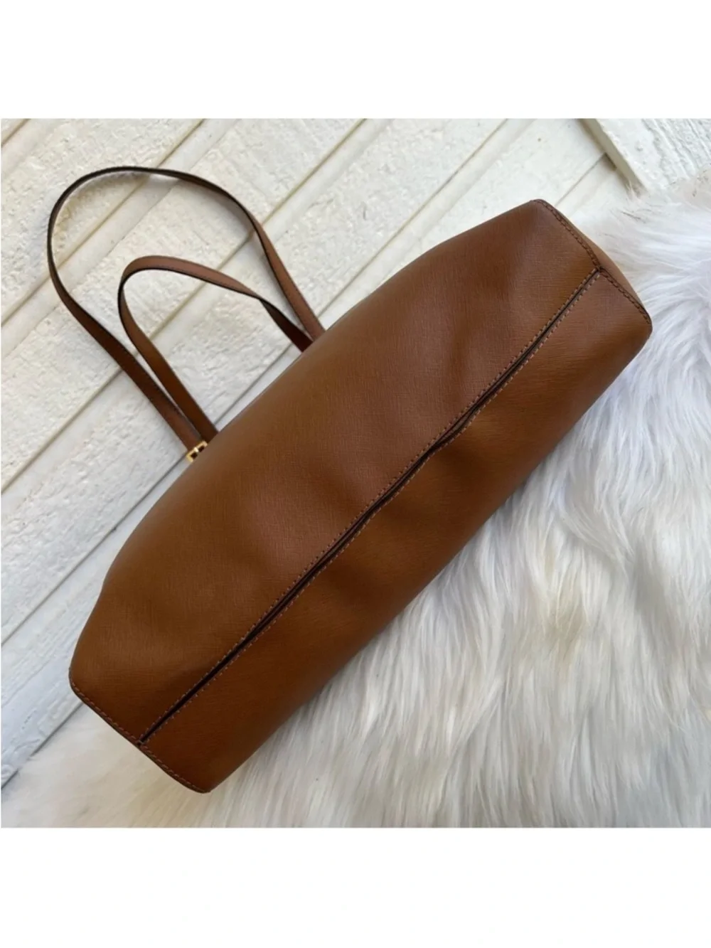 MICHAEL KORS Acorn Jet Set North South Laptop Work Tote Selma Raven - Picture 9 of 12